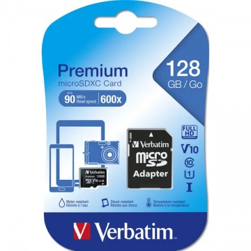 Verbatim Micro SDHC 128 C.10